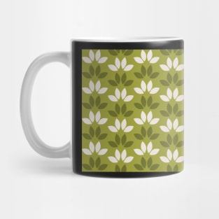 Amelia Green Leaves Mug